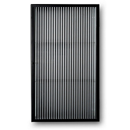 1104263173 Ferm Living Haze настенный шкаф витрина с рифленым стеклянным фасадом в прямоугольном корпусе