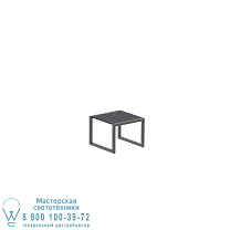 СТОЛ NINIX 50X50CM РАМА БРОНЗА + КЕРАМИКА NERO MARQUINA Royal Botania