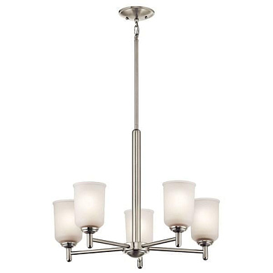 Shailene 5 Light Chandelier Brushed Nickel люстра 43671NI Kichler