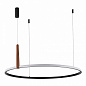 SL6131.403.42 ST-Luce Shape подвесной светильник, 42Вт, 4000K, 1380лм, терракотовый;черный — фото 1