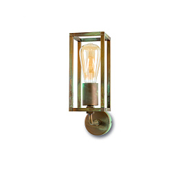 3375 Moretti Luce Cubic for Indoor настенный уличный светильник в металлической раме с прозрачным стеклом