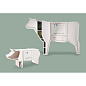 SE16366W Seletti Sending Animals 2.0 Деревянный шкаф - Свинья — фото 5