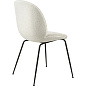 10059014 GUBI The GamFratesi Collection Beetle Обеденный стул Beetle, черный, PG2, Li.Bouclé 001 — фото 2