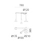 DAL0027L14 Artemide Stablight подвесной светильник