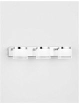 Chrome Aluminium Acrylic LED · 15 Watt 220-240 Volt 1539Lm 3000K IP44 L: 38 W: 9.8 H: 7.5 cm