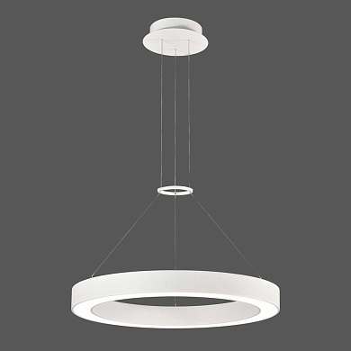 подвесной светильник кольцевой формы белого цвета