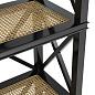 111891 Cabinet Bahamas black finish natural cane Eichholtz