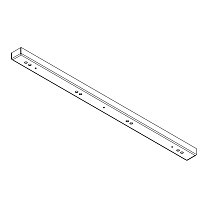SR005ABINT, 50 × 900 мм, высота 50 мм, до 4 подвесов, белый