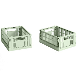 AE358-A668-AB97 Hay Colour Crate цветные ящики для хранения, мини, упаковка 2 шт., мятные