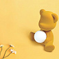 25002VI-FL Qeeboo Teddy Girl Velvet Battery LED TL настольный светильник аккумуляторный фиолетовый — фото 2