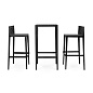 Spritz set of 1 bar table+2 bar stool h:97cm стол, Vondom — фото 1