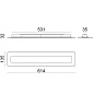 Antille Настенный светильник из светодиодного стекла и стали Linea Light Group PID430969 — фото 4