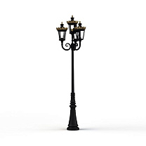 Louvre N° 11; one-piece clear glass E27 105W; Dark black