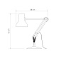 Type 75 Mini Desk Lamp Paul Smith Edition One Anglepoise, настольная лампа