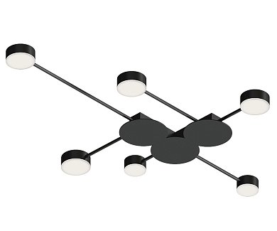 Настенно-потолочный светильник Kink Light Томи (Фирс) черный 2206D,19