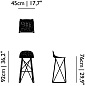 Carbon Bar Stool мебель Moooi — фото 8