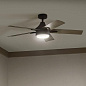 52" Tide 5 Blade LED Outdoor Ceiling Fan Olde Bronze  уличная люстра-вентилятор 310075OZ Kichler — фото 2