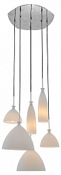 810160 Lightstar Agola подвесной светильник с пятью плафонами на тросах