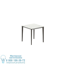 СТОЛ U-NITE 74X74СМ, БРОНЗА, С КЕРАМИЧЕСКОЙ СТОЛЕШНИЦЕЙ ИЗ BIANCO STATUARIO Royal Botania