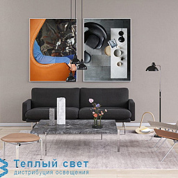 подвесной светильник с купольным плафоном медного оттенка