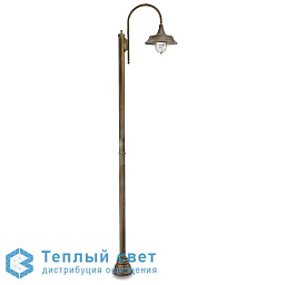 3340 Moretti Luce Atelier садовый фонарь с двумя лампами на изогнутых опорах в классическом стиле