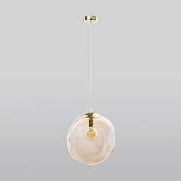 a047796 TK Lighting Sol подвесной светильник с прозрачным стеклянным плафоном неправильной формы