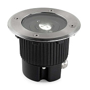 Recessed uplighting IP65/IP67 Gea Power LED Round  ø130mm LED 6W 4000K AISI 316 stainless steel 460lm