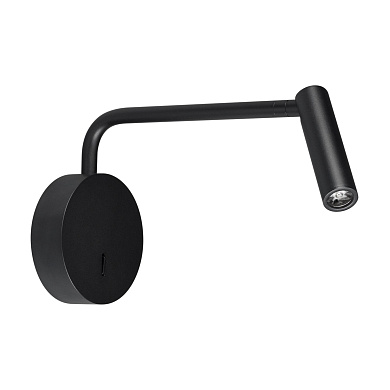 051667 Arlight Светильник SP-VERDI-LONG-WALL-3W Warm3000 (BK, 20 deg, 230V)