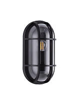Dark Anthracite Die-Casting Aluminium & Clear Polycarbonate LED E27 1x12 Watt 220-240 Volt IP65 Bulb Excluded L:14 W:9.4 H:27cm