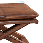 107464 Stool Brookfield tobacco leather Eichholtz