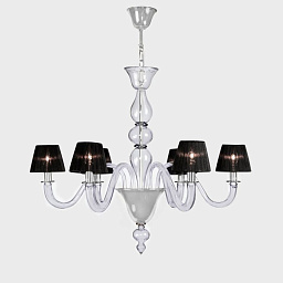 sybaris-with-lampshades Sogni Di Cristallo Sybaris with lampshades Люстра