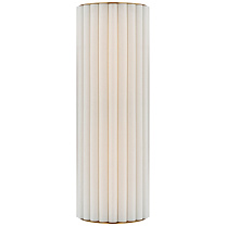 Palati Large Tall Sconce полированная старая латунь с льняным абажуром