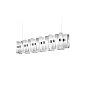 Slamp La Lollo SP linear 140 дизайнерская люстра для гостиной белый LALS3XLWHT01T00NMTEU — фото 2