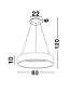 6167203 RANDO Novaluce светильник LED | 42Вт | 4000K | Epistar chip