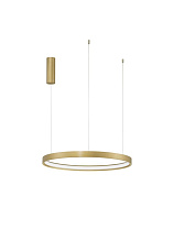 Triac Dimmable Brushed Gold Aluminium & Acrylic LED 40 Watt 220-240Volt 2800Lm IP20 3000K D: 60 H: 150 cm