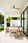 34360-11L Faro barcelona OUTWOOD потолочный вентилятор с подсветкой темно-коричневый — фото 2