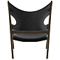 71058-002369 Audo Copenhagen Knitting Lounge Chair , Орех / Кожа Dakar 0842 — фото 2