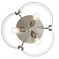 Thoreau 18" 3 Light Semi Flush Brushed Nickel потолочный светильник 42955NI Kichler — фото 2