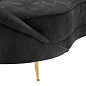 110182 Sofa Provocateur black velvet диван Eichholtz