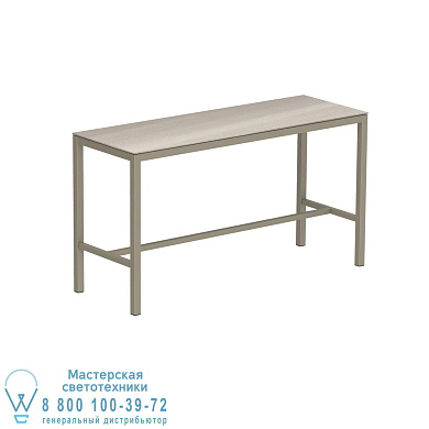 Барный стол Taboela 200x70см из нержавеющей стали &amp; керамический топ Royal Botania