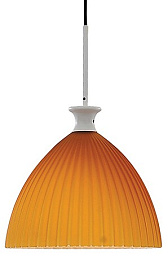 810023 Lightstar Agola подвесной светильник с плафоном из стекла янтарного цвета