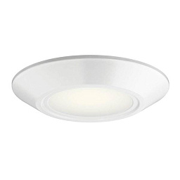 43873WHLED27B Kichler Horizon iii встраиваемый потолочный светильник белый с матовым рассеивателем