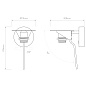 1394004 Mitsu Wall Astro lighting настенный светильник бронза — фото 4