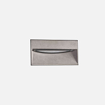 Recessed wall lighting IP66 Arc LED 9W 4000K Cement 404lm