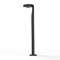 Square N° 3; Satin-finish polycarbonate Built-in LED 4000°K neutral white 35W; Black grey