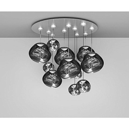 MLMS02CH-PEUM4 Tom Dixon Melt подвесная люстра с множеством отражающих сфер разного диаметра