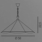 Подвесной светильник Cremasco Rilegato 1005/1S — фото 1