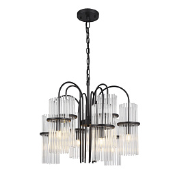 SL6145.403.09 ST-Luce Tashe подвесная люстра с множеством рифлёных цилиндрических плафонов