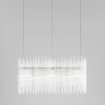 Подвесной светильник ДИАДЕМА K3 КРИСТАЛЛИЧЕСКИЙ МАТОВЫЙ БРОНЗА 2 E27 CE