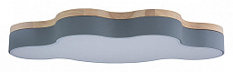 10005/36 Grey Loft It Axel потолочный светильник волнообразной формы серого цвета